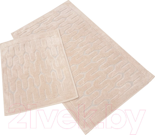 Изображение товара Набор ковриков для ванной и туалета Karven Yay / KV 107 (Krem/крем)