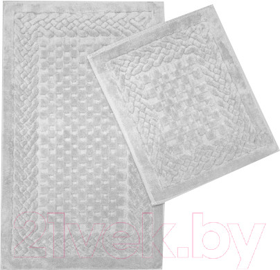 Изображение товара Набор ковриков для ванной и туалета Karven Zerguven / KV 111 (Pudra/пудра)