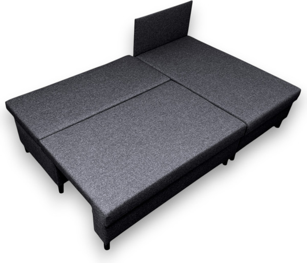 Изображение товара Диван угловой Mio Tesoro Farris F-4УС-0Пд (антрацит Lux 18)