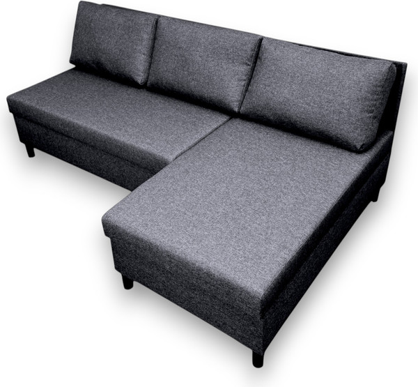 Изображение товара Диван угловой Mio Tesoro Farris F-4УС-0Пд (антрацит Lux 18)