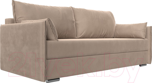 Изображение товара Диван Лига Диванов Сайгон 348 (велюр бежевый)