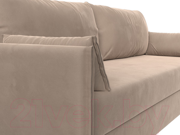Изображение товара Диван Лига Диванов Сайгон 348 (велюр бежевый)