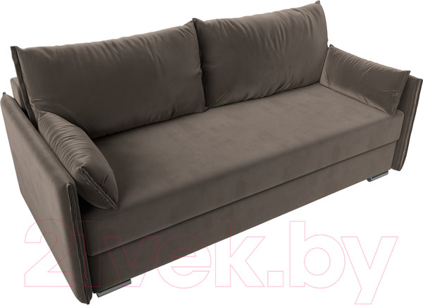 Изображение товара Диван Лига Диванов Сайгон 348 (велюр коричневый)