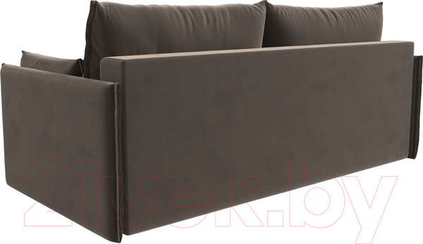 Изображение товара Диван Лига Диванов Сайгон 348 (велюр коричневый)
