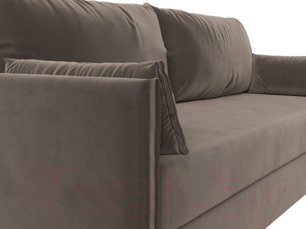 Изображение товара Диван Лига Диванов Сайгон 348 (велюр коричневый)
