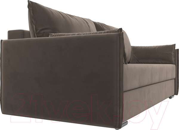Изображение товара Диван Лига Диванов Сайгон 348 (велюр коричневый)