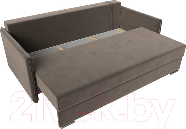 Изображение товара Диван Лига Диванов Сайгон 348 (велюр коричневый)