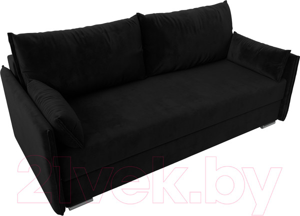 Изображение товара Диван Лига Диванов Сайгон 348 (велюр черный)