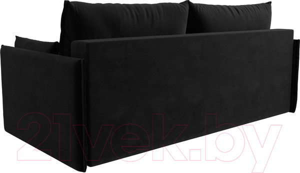 Изображение товара Диван Лига Диванов Сайгон 348 (велюр черный)