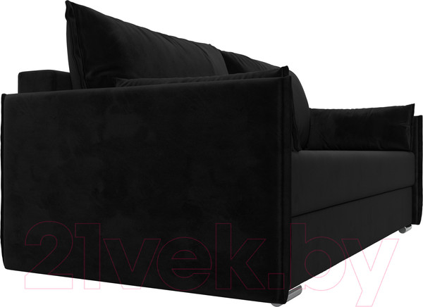 Изображение товара Диван Лига Диванов Сайгон 348 (велюр черный)
