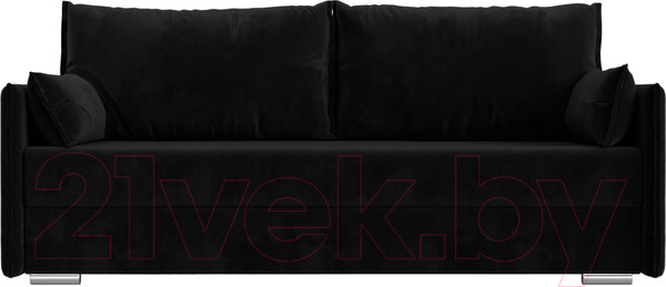 Изображение товара Диван Лига Диванов Сайгон 348 (велюр черный)
