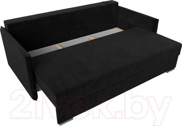 Изображение товара Диван Лига Диванов Сайгон 348 (велюр черный)