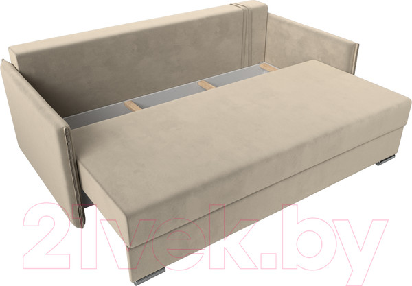 Изображение товара Диван Лига Диванов Сайгон 348 (микровельвет бежевый)