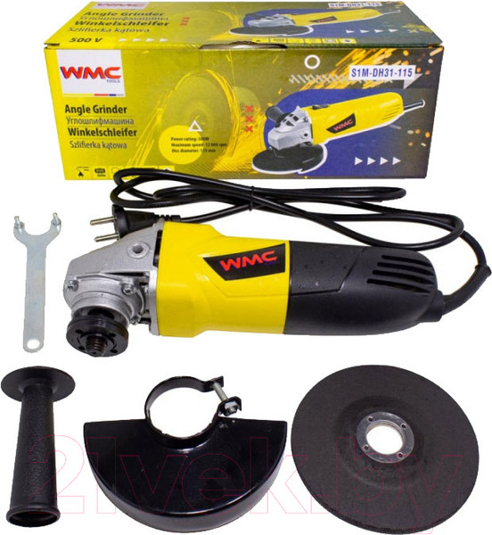 Изображение товара Угловая шлифовальная машина WMC Tools S1M-DH31-115(51353)