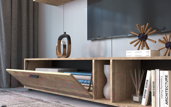 Изображение товара Стенка НК Мебель Rock / 71295582 (дуб грандж песочный)