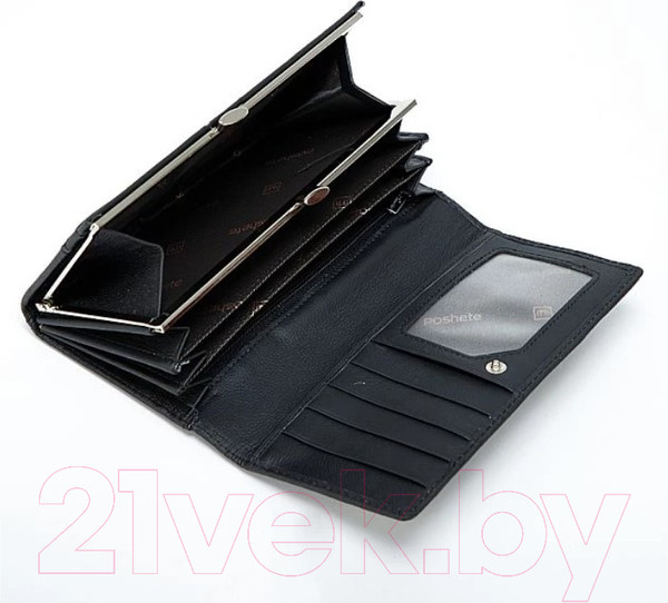 Изображение товара Портмоне Poshete 827-J003-G2-14-BLK (черный)
