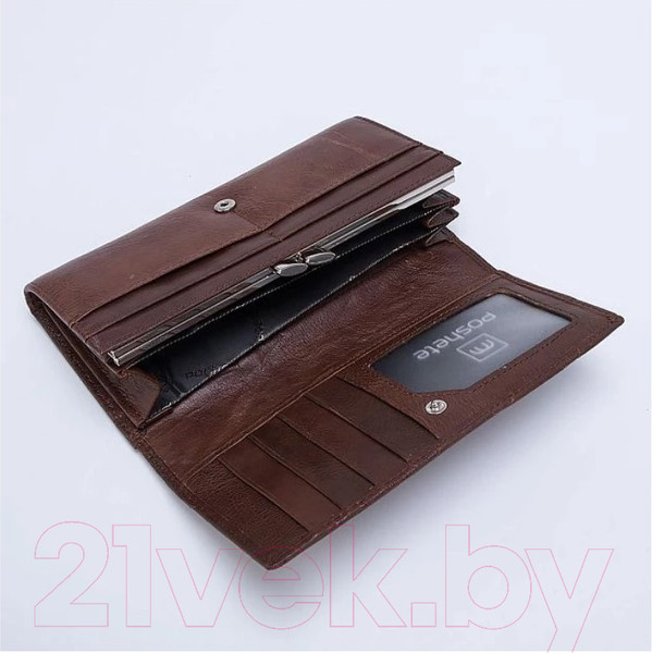 Изображение товара Портмоне Poshete 827-V865-3-4-BRW (коричневый)