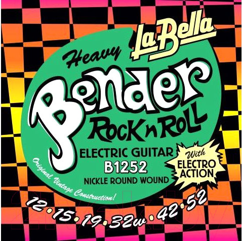 Изображение товара Струны для электрогитары La Bella B1252 The Bender Heavy