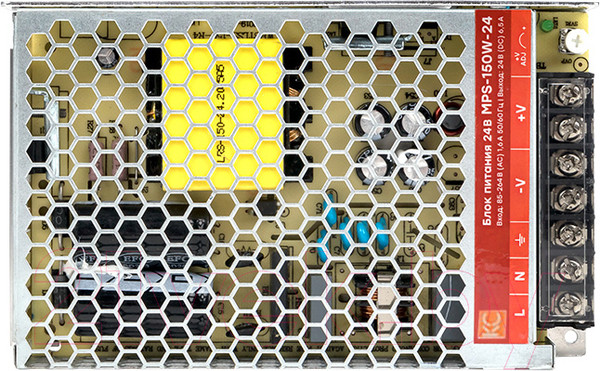 Изображение товара Блок питания на DIN-рейку КС MPS-150W-24V