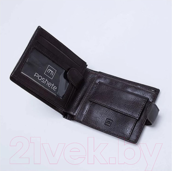 Изображение товара Портмоне Poshete 848-003-BRW (коричневый)