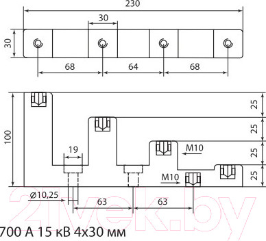 Изображение товара Шинный изолятор TDM SQ0807-0066