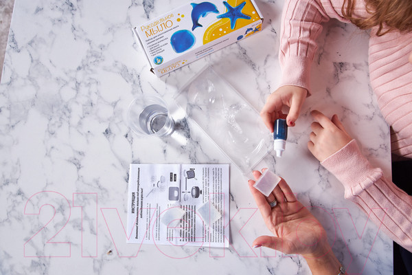 Изображение товара Набор для изготовления мыла Десятое королевство В синем море / 04737