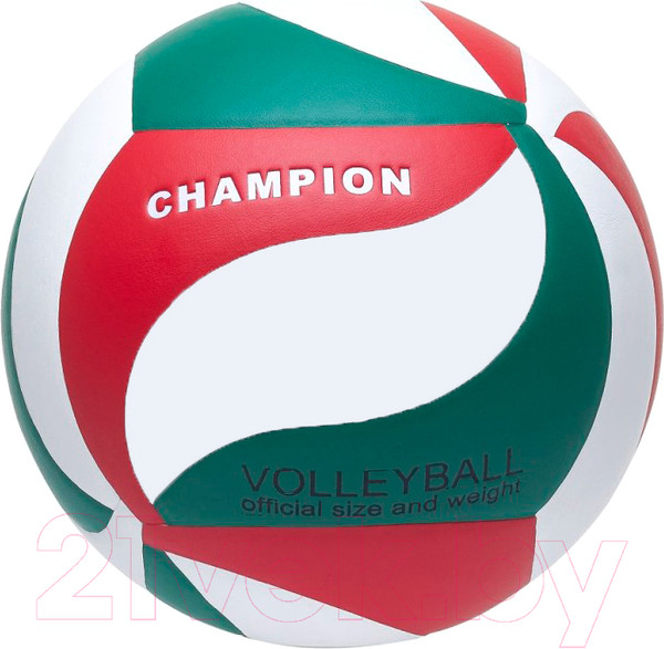 Изображение товара Мяч волейбольный Gold Cup CV-12 (зеленый/красный/белый)