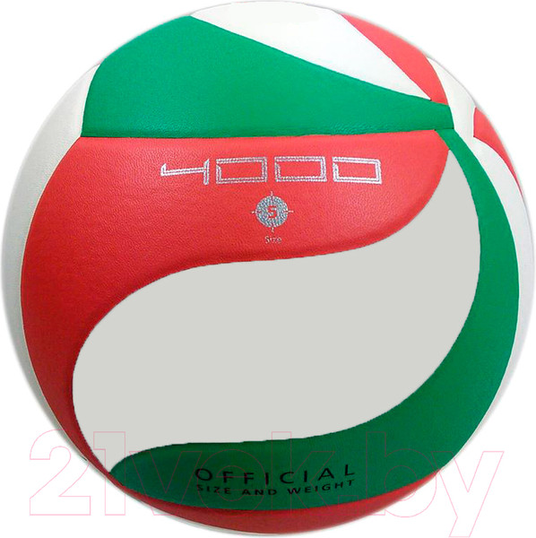 Изображение товара Мяч волейбольный Gold Cup CV-12 (зеленый/красный/белый)