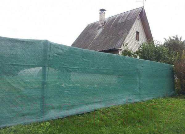 Изображение товара Защитная сетка для растений ХозАгро Затеняющая 80% (2x5м, 15шт, с клипсой)