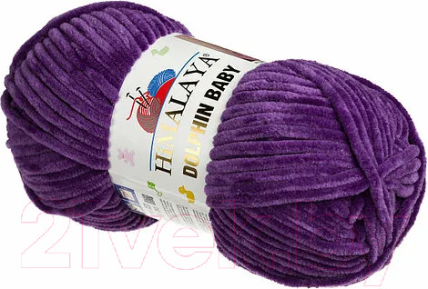 Изображение товара Пряжа для вязания Himalaya Dolphin Baby / 80340 (фиолетовый)
