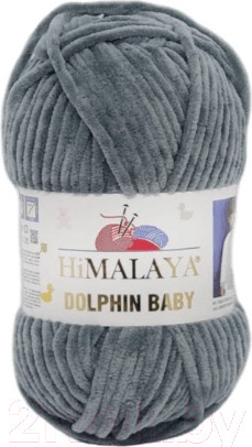 Изображение товара Пряжа для вязания Himalaya Dolphin Baby 80369 (серый-маренго)