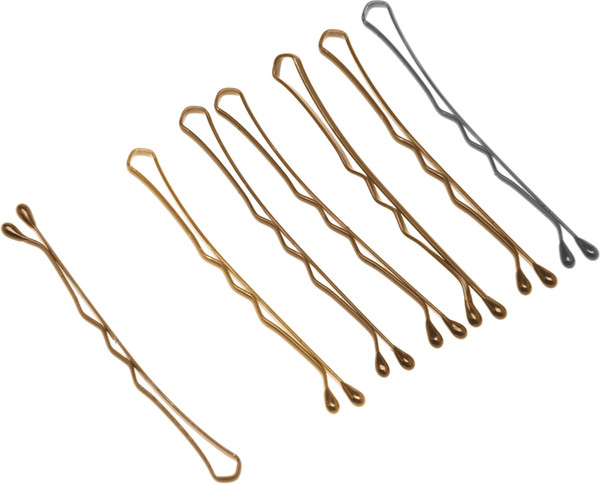 Изображение товара Набор заколок-невидимок для волос Dewal SLN40V-3/200 (200г, коричневый)