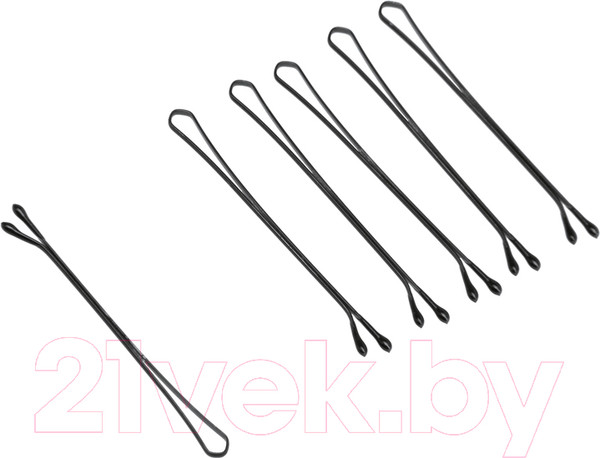 Изображение товара Набор заколок-невидимок для волос Dewal SLN40P-1/200 (200г, черный)