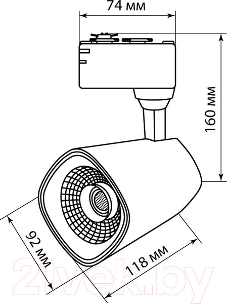 Изображение товара Трековый светильник TDM SQ0369-0019