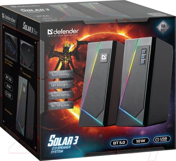 Изображение товара Мультимедиа акустика Defender Solar 3 / 65103