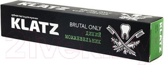 Изображение товара Зубная паста Klatz Brutal Only Дикий можжевельник (75мл)