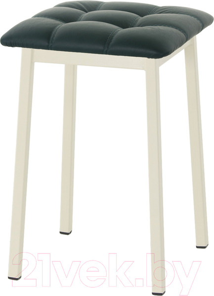 Изображение товара Табурет AMC Comfort 7К3.9 (кожзам зеленый/слоновая кость)