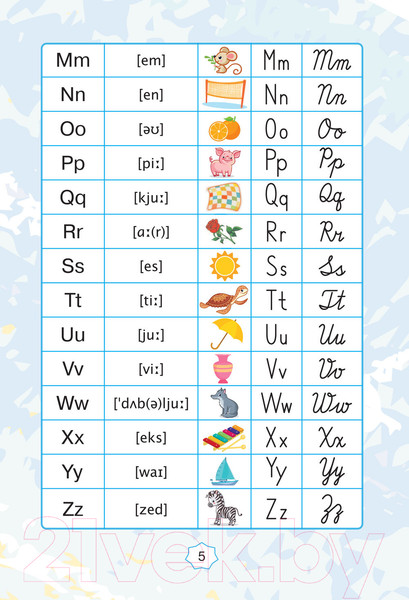 Изображение товара Пропись АСТ English Прописи: Английский язык. 2 класс (Тарасова А.В.)