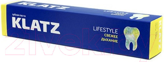 Изображение товара Зубная паста Klatz Lifestyle Свежее дыхание (75мл)