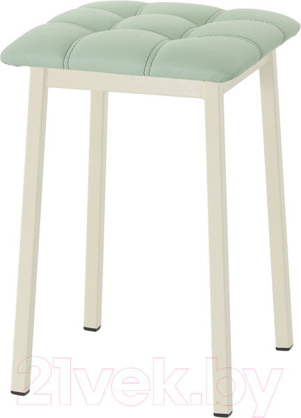 Изображение товара Табурет AMC Comfort 7К3.10 (кожзам мятный/слоновая кость)