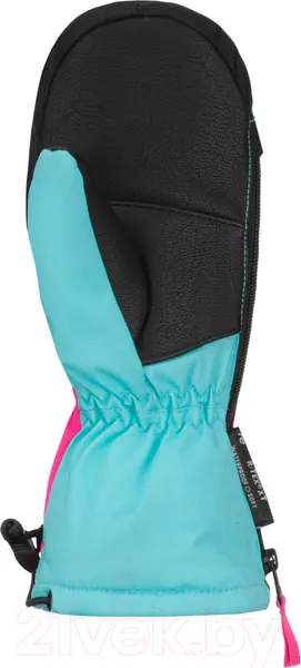 Изображение товара Перчатки лыжные Reusch Jerry Down R-Tex Xt Mitten Bachelor / 6285539-4542 (р-р 3, Button/Knockout Pink)
