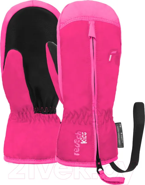 Изображение товара Варежки лыжные Reusch Ben / 6285408-3329 (р-р 2, Mitten Fuchsia Purple/Knockout Pink)