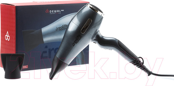 Изображение товара Профессиональный фен Dewal ErgoLife Compact / 03-002 (серый)