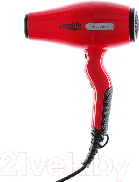 Изображение товара Профессиональный фен Dewal ErgoLife Compact / 03-002 (красный)