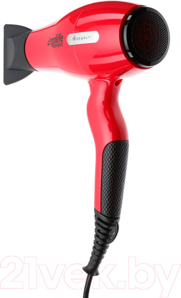 Изображение товара Профессиональный фен Dewal ErgoLife Compact / 03-002 (красный)