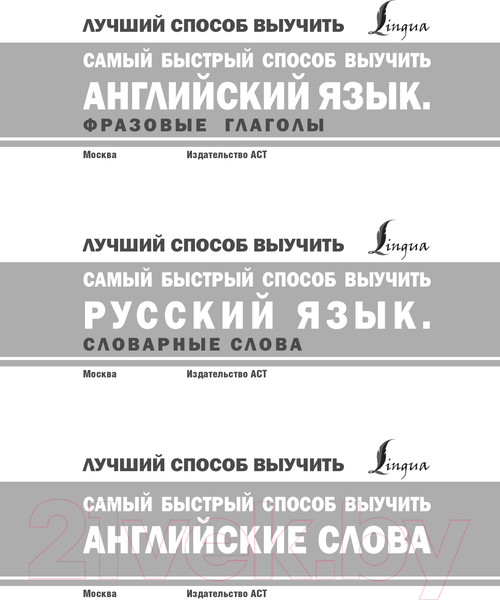 Изображение товара Наглядное пособие АСТ Самый быстрый способ выучить русский язык. Словарные слова