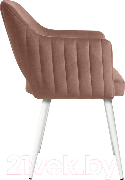 Изображение товара Стул Олмеко Берта (велюр тенерифе корица/белый)