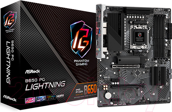 Изображение товара Материнская плата AsRock B650 PG Lightning