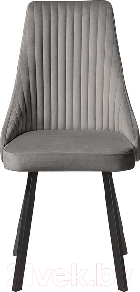 Изображение товара Стул Олмеко Лион (велюр тенерифе стоун/черный)