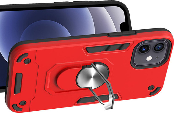 Изображение товара Чехол-накладка Bingo Warrior для iPhone 12 / 12 Pro (красный)